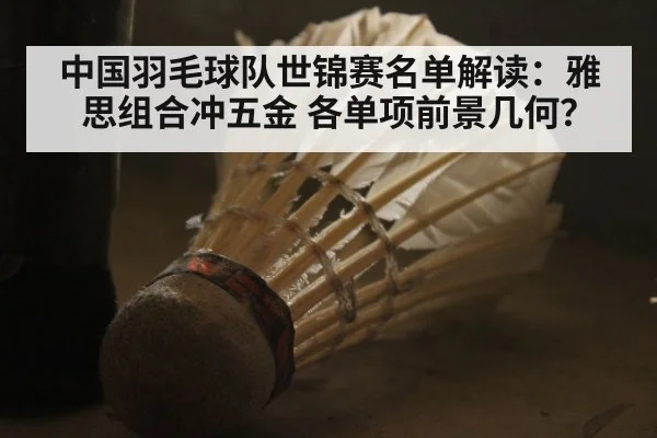 中国羽毛球队世锦赛名单解读：雅思组合冲五金 各单项前景几何？
